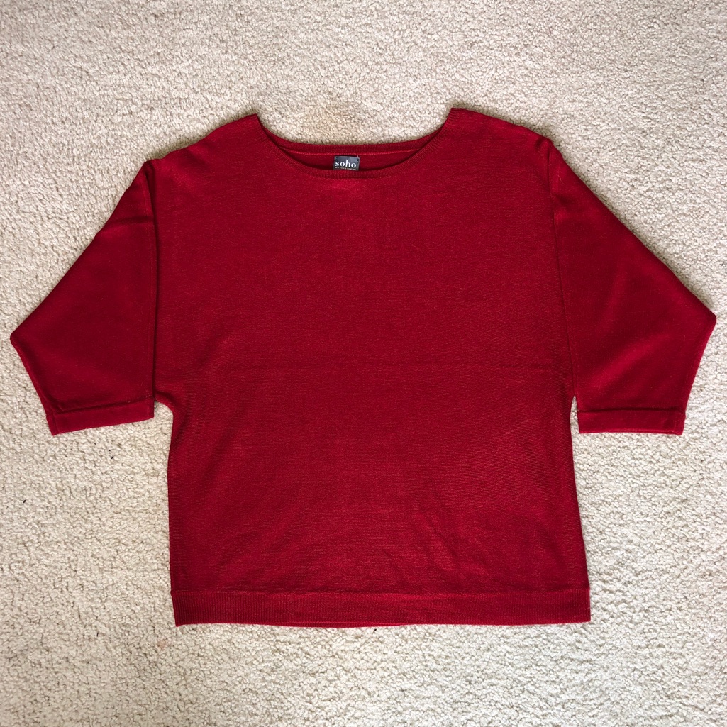 Brand Newnew York  Company Red Sweater